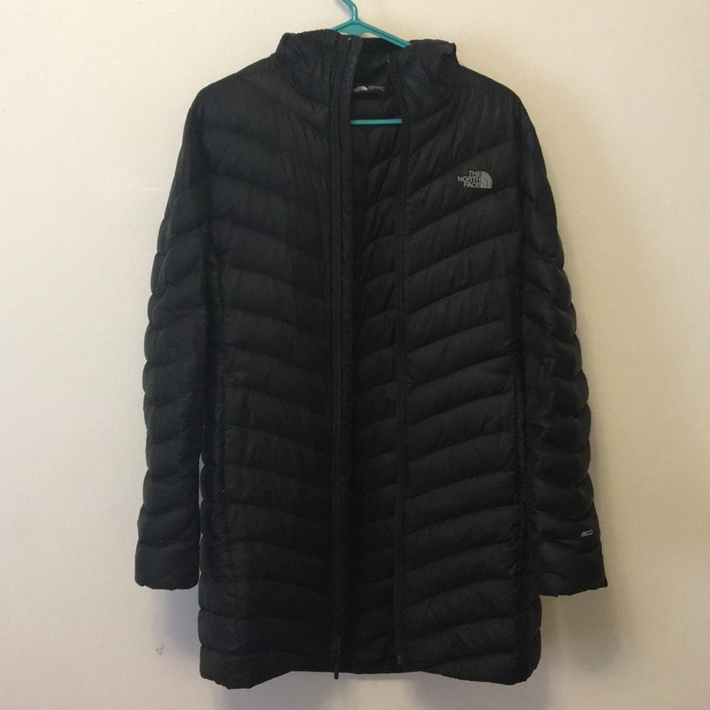 Women’s north face long puffer coat